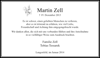 Alle Traueranzeigen F R Martin Zell Trauer Rp Online De