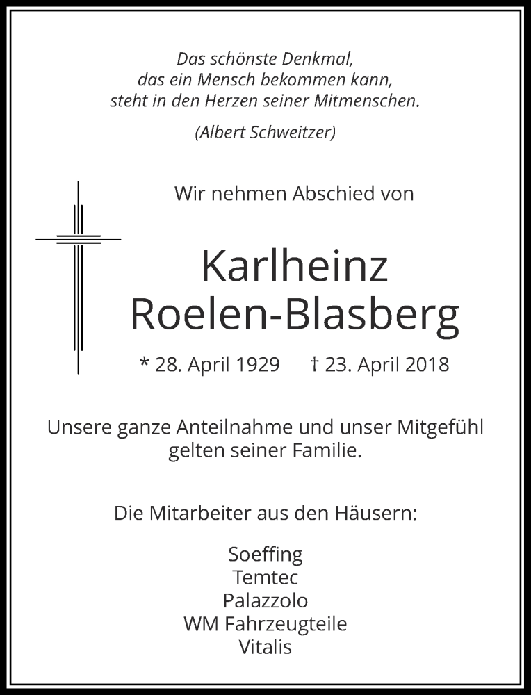  Traueranzeige für Willy Löher vom 11.01.2014 aus Rheinische Post