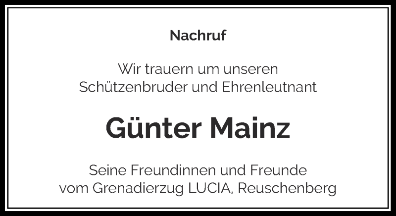 44+ Kerze anzuenden fuer verstorbene spruch , Alle Traueranzeigen für Günter Mainz