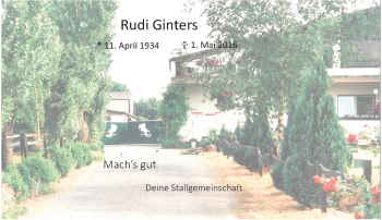 Traueranzeige von Rudi Ginters von Rheinische Post