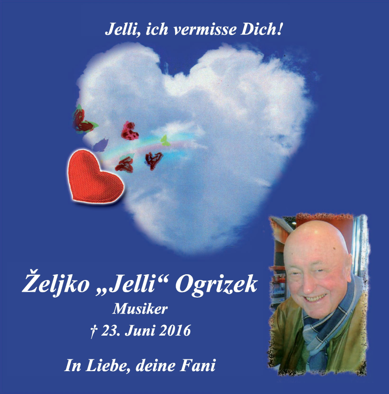  Traueranzeige für Zeljko  Ogrizek vom 24.06.2017 aus Rheinische Post