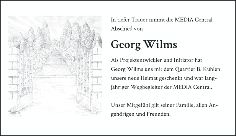  Traueranzeige für Georg Wilms vom 18.12.2021 aus Rheinische Post