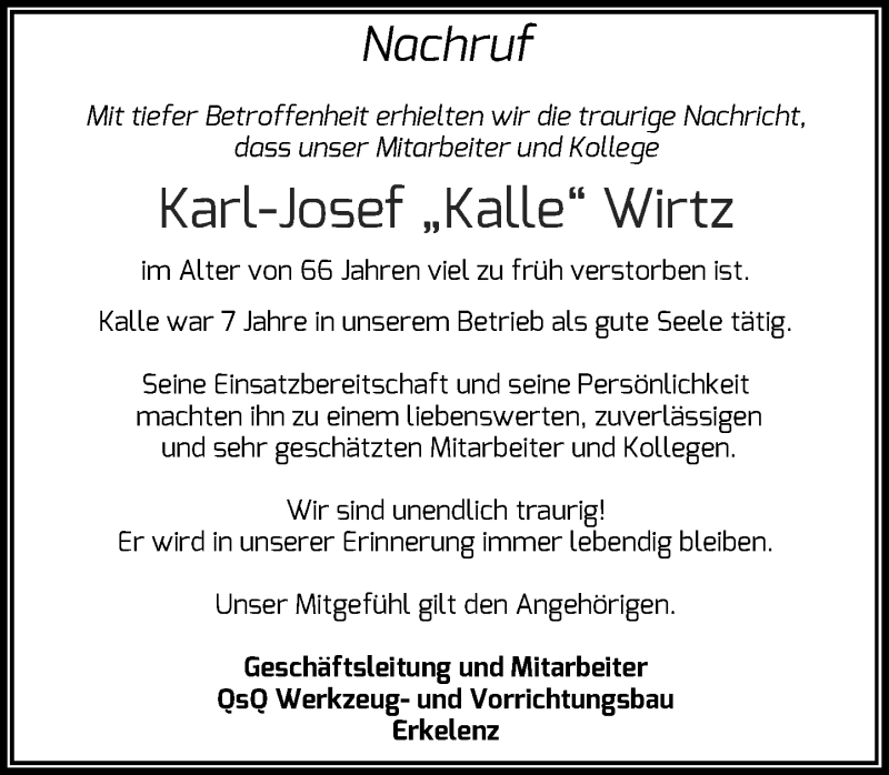 Aktenzeichen xy karl josef wirtz