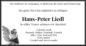 Traueranzeige von Hans-Peter Liedl von Rheinische Post