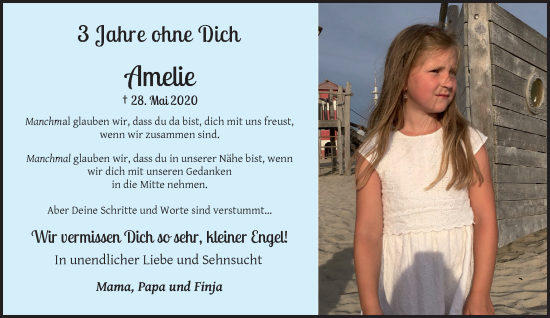 Traueranzeige von Amelie  von Rheinische Post