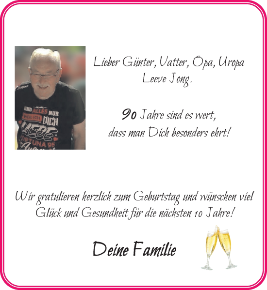 Traueranzeige von Günter  von Rheinische Post